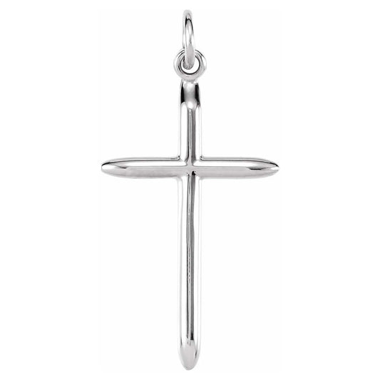 Sterling Silver 25mm Cross Pendant
