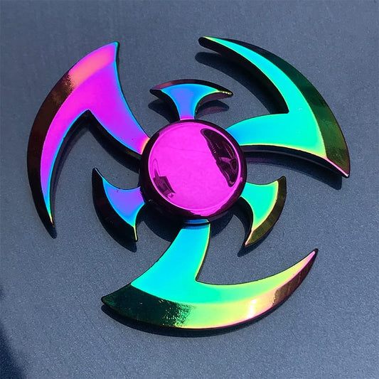 Colorful Anime Blade Metal Fidget Spinner