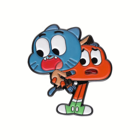 Gumball And Darwin Enamel Pin