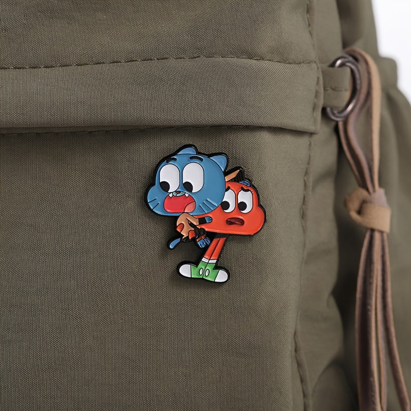 Gumball And Darwin Enamel Pin