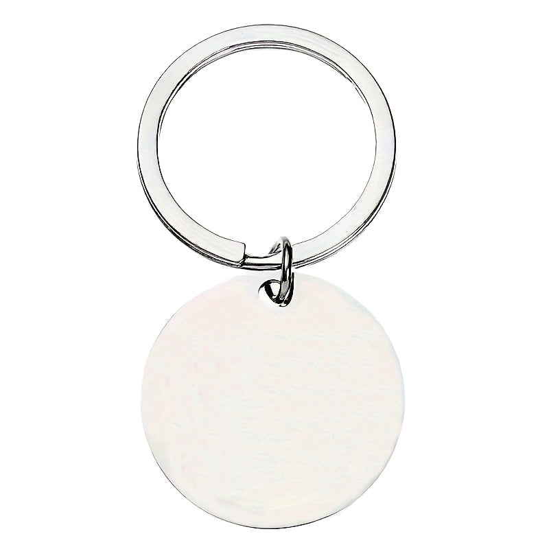Stainless Steel Dog Mom Keychain