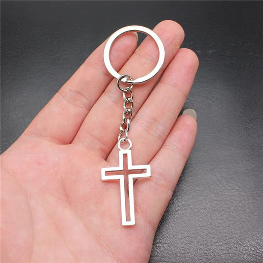 Christian Cross Keychain