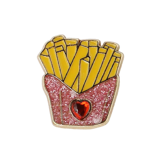 French Fries Enamel Pin