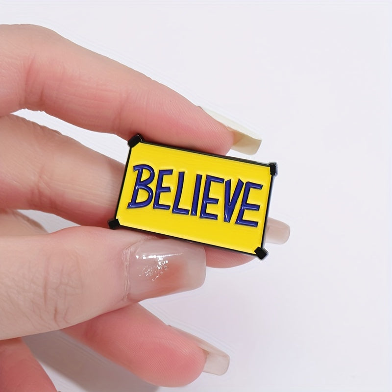 Believe Enamel Pin