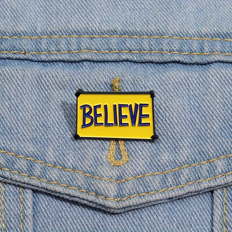 Believe Enamel Pin