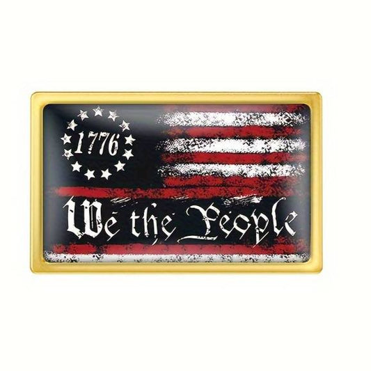 1776 US Flag We the People Enamel Pin