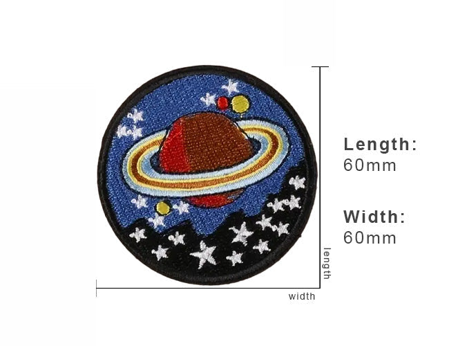 Planet and Stars Space Iron On Patch