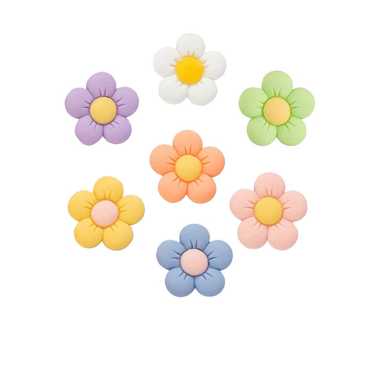Vibrant Flower Shoe Charms / Jibbitz