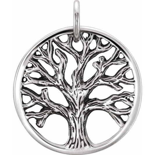 Small Sterling Silver Tree of Life Charm