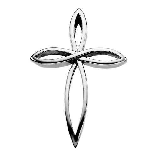 Sterling Silver 36mm Cross Pendant