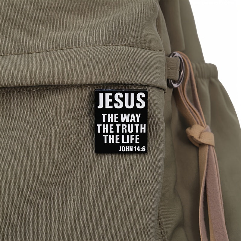Jesus The Way, The Truth, The Life Enamel Pin