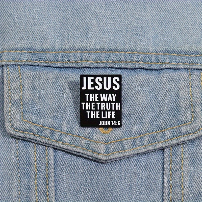 Jesus The Way, The Truth, The Life Enamel Pin