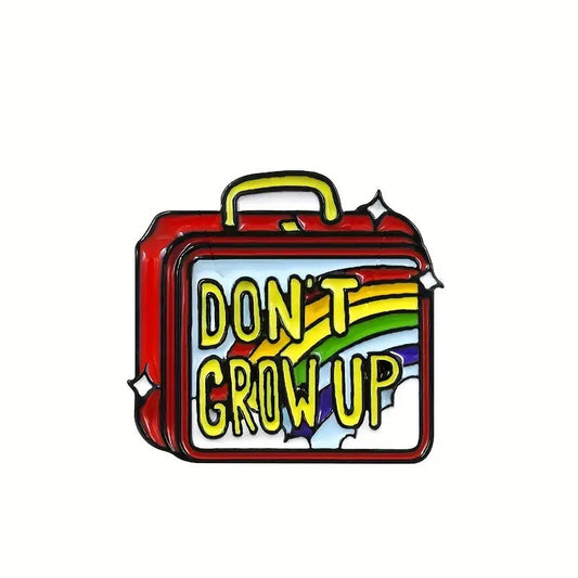 Don't Grow Up Lunchbox Enamel Pin
