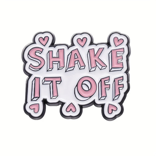 Shake It Off Enamel Pin