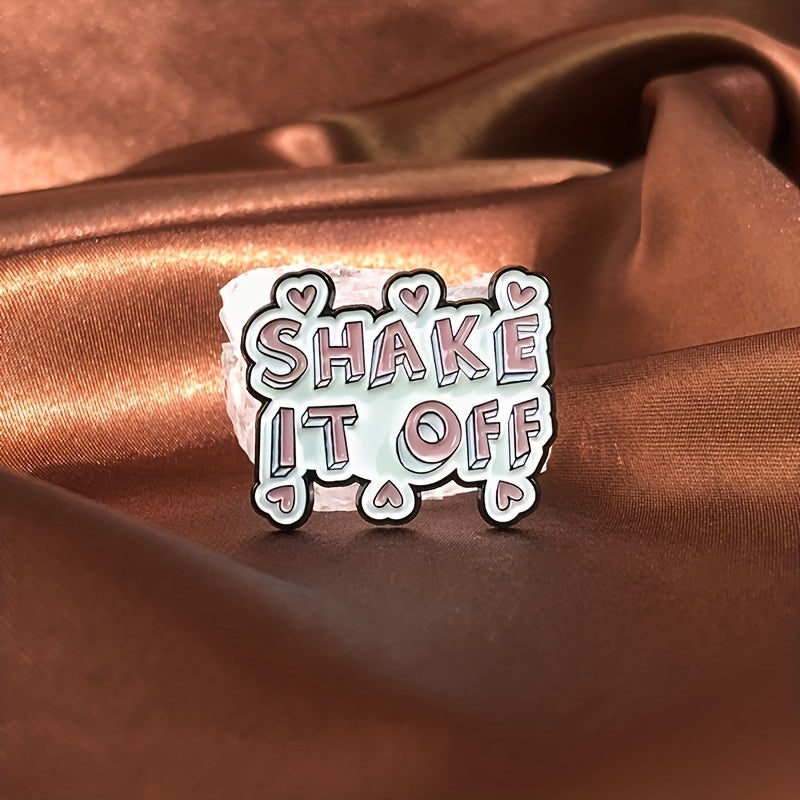 Shake It Off Enamel Pin