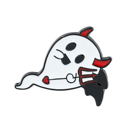 Cute Devil Ghost Enamel Pin