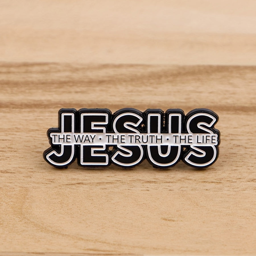Jesus The Way, The Truth, The Life Enamel Pin