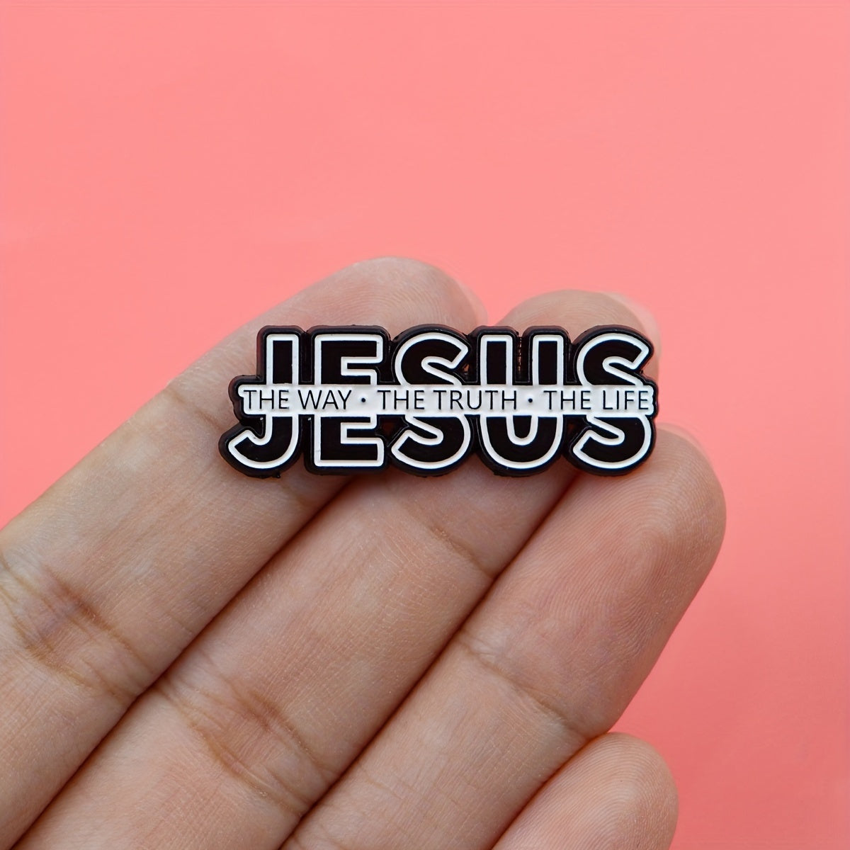 Jesus The Way, The Truth, The Life Enamel Pin