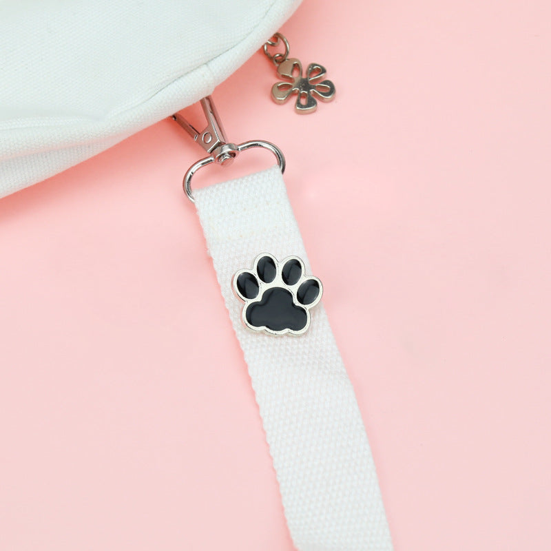 Black Paw Print Animal Lover Enamel Pin