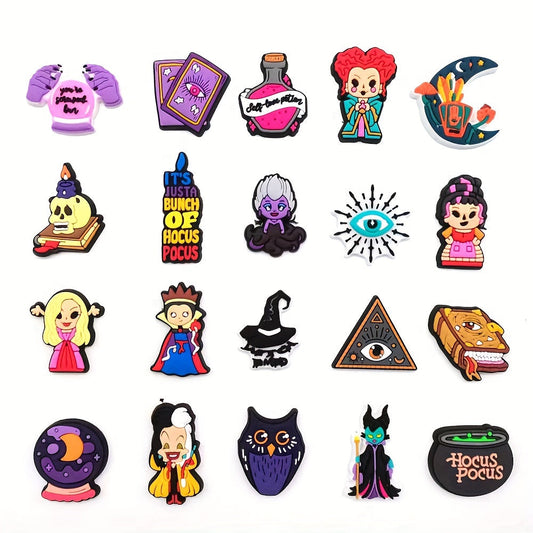 Hocus Pocus Witches & Popular Villains Shoe Charms / Jibbitz