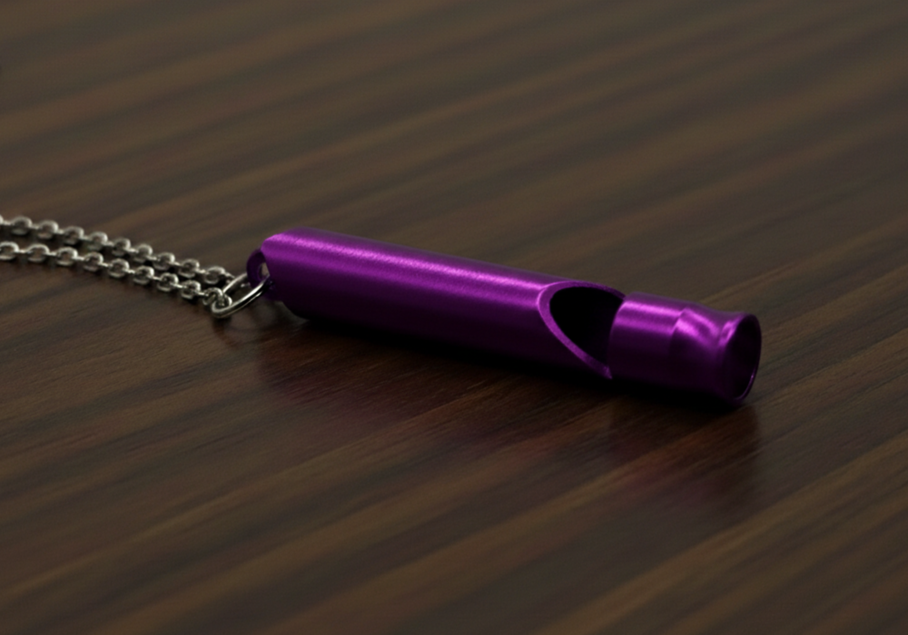 Self Defense Safety Whistle Necklace