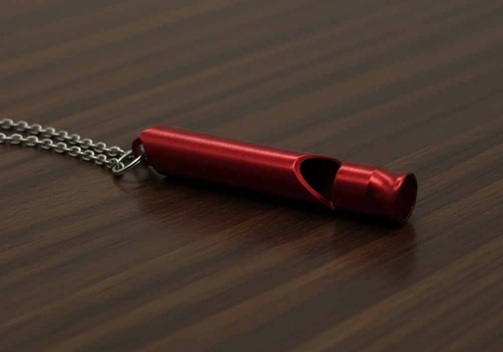 Self Defense Safety Whistle Necklace