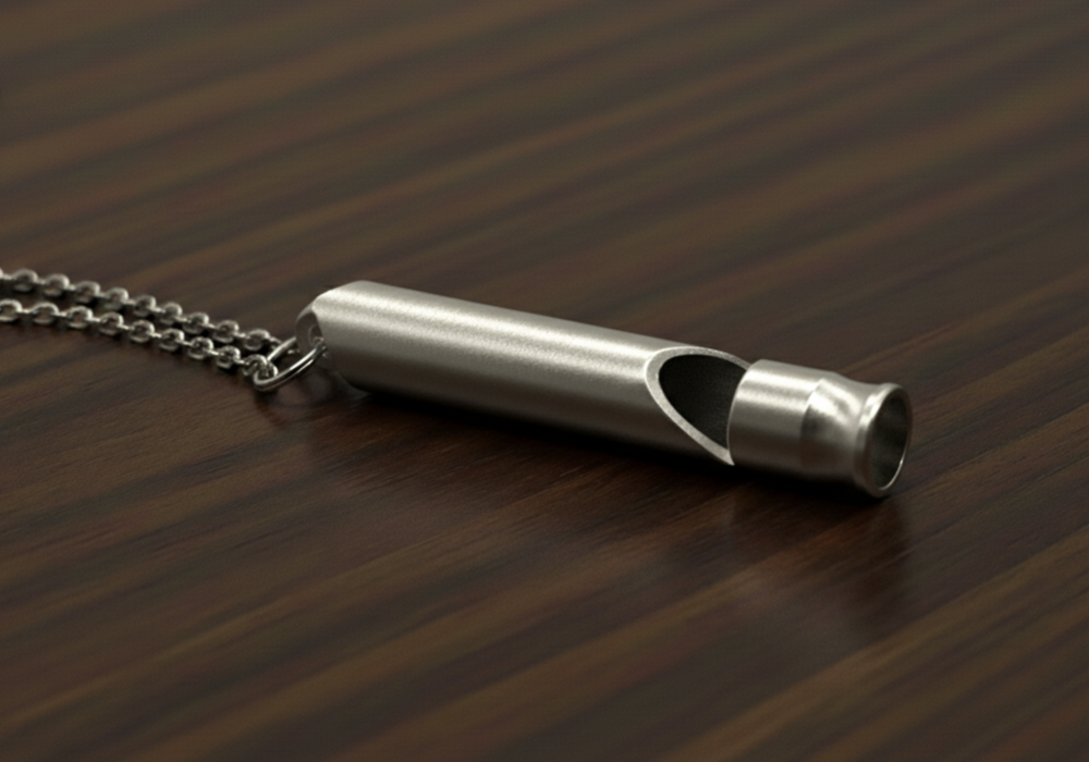 Self Defense Safety Whistle Necklace