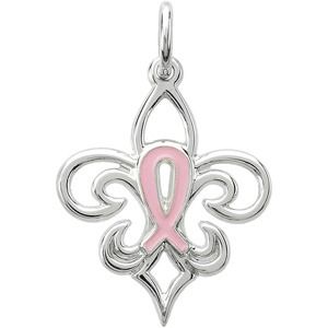 Pink Pourri Breast Cancer Awareness Pendant