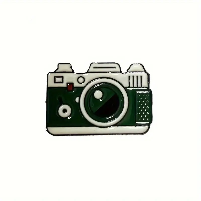 Vintage Camera Enamel Metal Pin