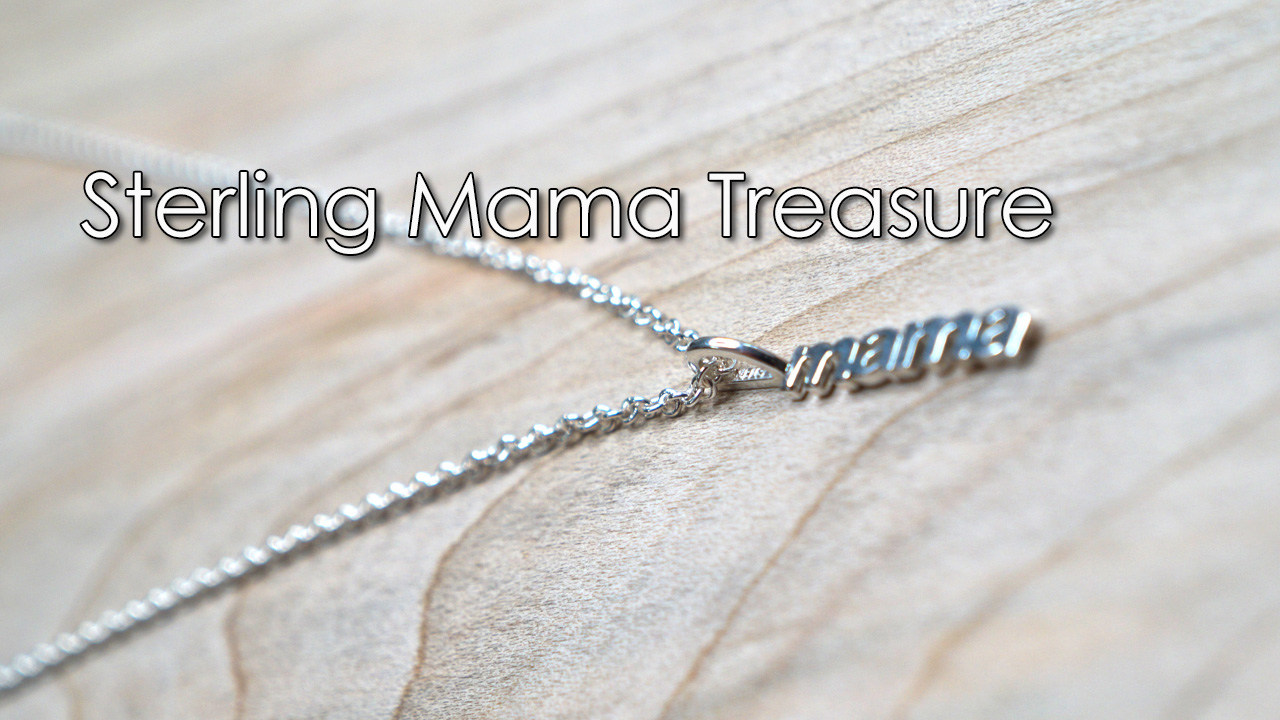 Unique Sterling Silver Mama Charm for Special Moms